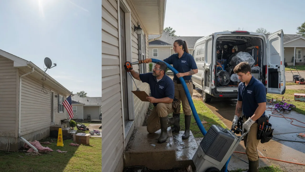 Ceiling Water Damage Restoration in Eldena, IL near me
