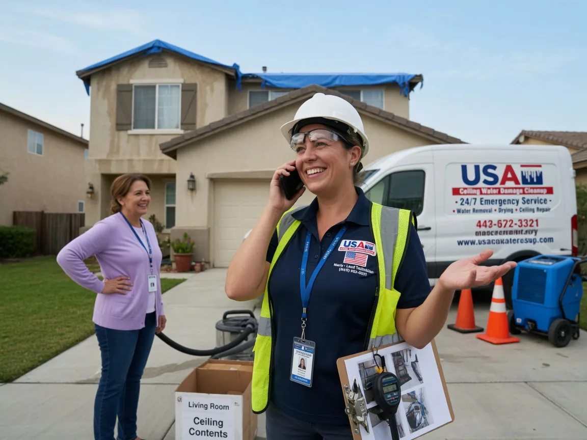 Ceiling Water Damage Restoration Eldena, IL FAQs